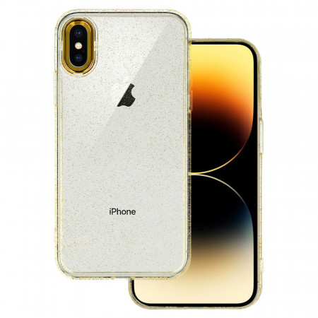 Tel Protect Auriu Glitter Carcasa pentru Iphone X/XS Auriu