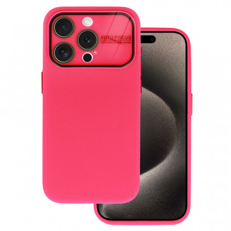 Tel Protect Lichi Soft Case for Iphone 15 Pro Max pink