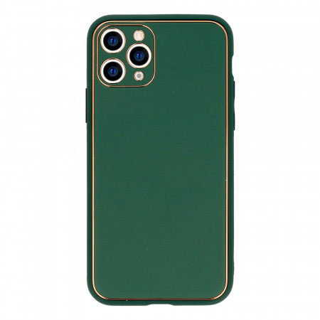 TEL PROTECT Luxury Husa pentru Samsung Galaxy A20S Dark green