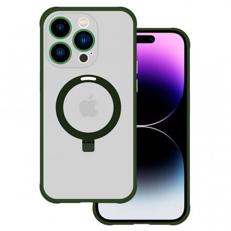 Tel Protect Magical Magsafe Stand Carcasa pentru Iphone 13 Pro Max green