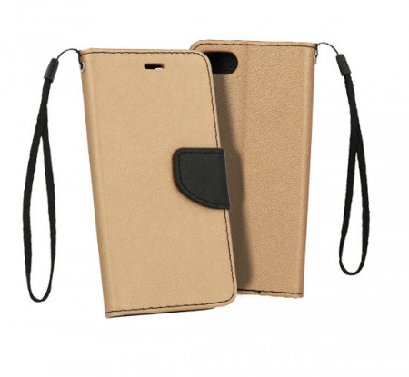 Telone Fancy Husa pentru Samsung Galaxy S22 Plus auriu-negru