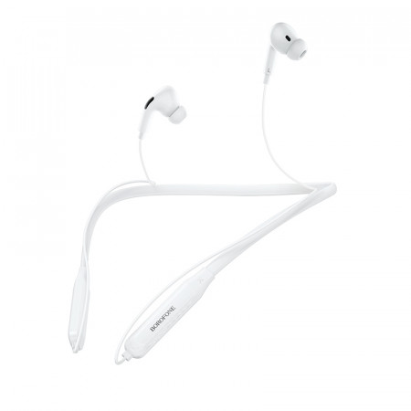 Borofone Sports earphones BE45 Delightful Albastrutooth white