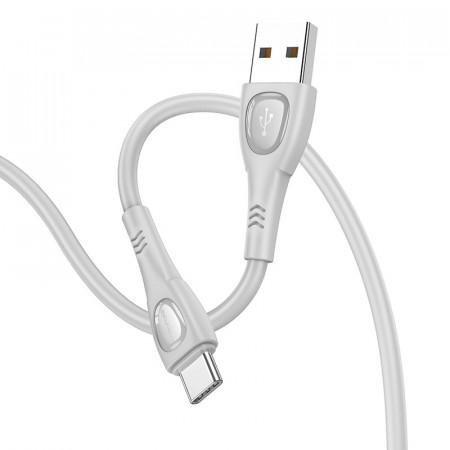 Cablu Borofone BX98 Superior - USB to Typ C - 3A 1 metre grey