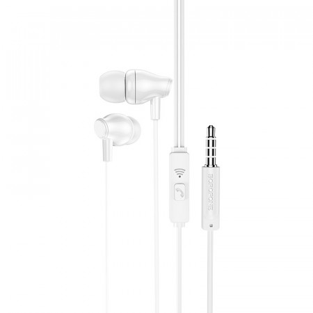 Casti Borofone BM61 Wanderer with microphone white
