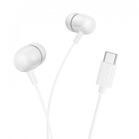 Casti Borofone BM77 Delicious with microphone Type C white
