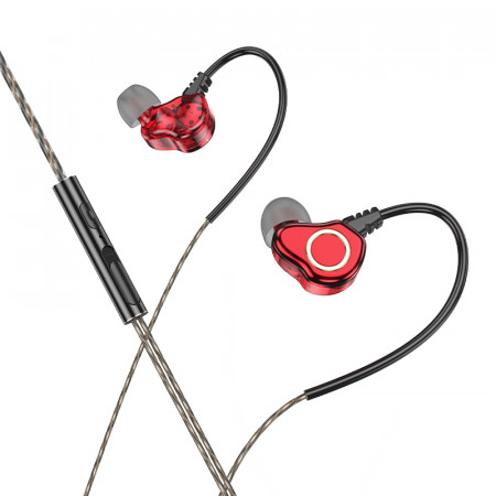 Casti Borofone BM88 Sea with microphone Type C red