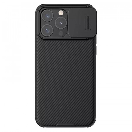 Husa NillkinCamShield Pro PC+TPU pentru Iphone 15 Pro Max Negru