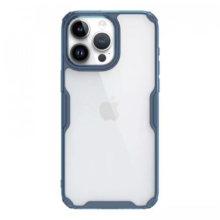 Husa NillkinNature Pro TPU Carcasa pentru Iphone 15 Pro transparenta-Albastru
