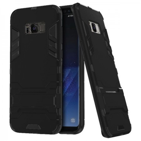 Husa Samsung Galaxy S8 Neagra Cu Piciorus Tough Armor