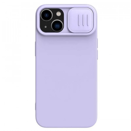 Husa Silicon NillkinCamShield Silky pentru Iphone 15 Plus purple