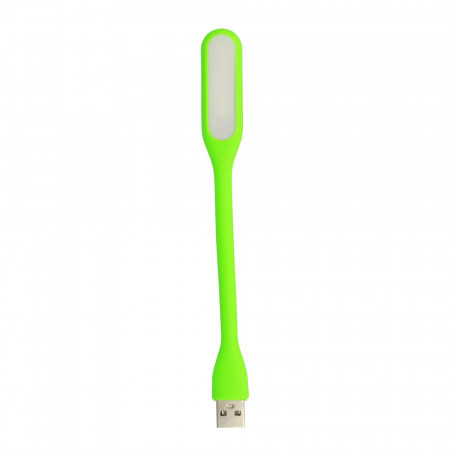 Mini LED Lamp Silicone USB Green