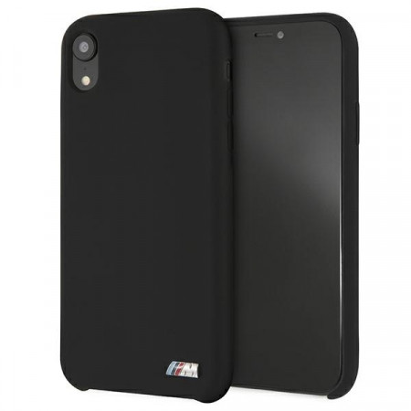 Original Case BMW Hardcase Silicone M Collection BMHCI61MSILBK for Iphone XR Black