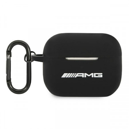 Original Etui AMG Silicone Big Logo AMAPRBK for Airpods Pro cover Black
