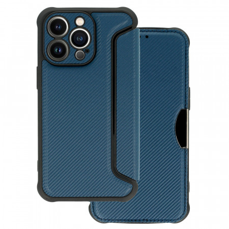 Razor Carbon Book Carcasa pentru Iphone 13 Pro Max navy