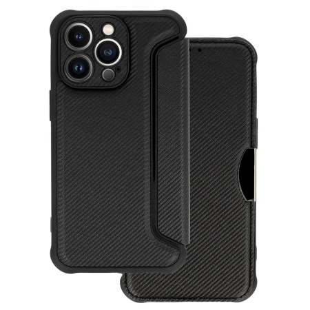 Razor Carbon Book Case for Xiaomi Redmi Note 13 Pro Plus 5G black