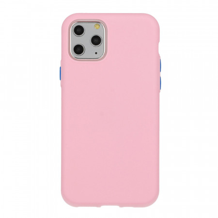 Solid Silicone Husa pentru Iphone 12 Mini light pink