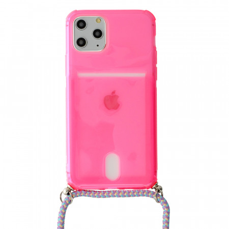 STRAP Fluo Husa pentru Iphone X/XS Pink