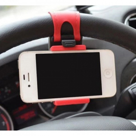 Suport auto - telefon,gps cu prindere pe volan, PMHOLM25083