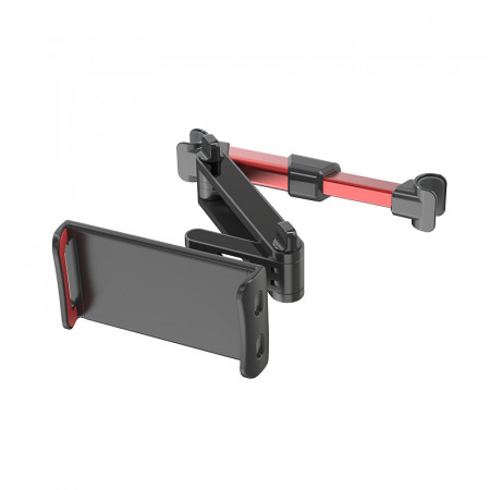 Suport Auto telescopic, headrest mount 4-11 inches negru-rosu