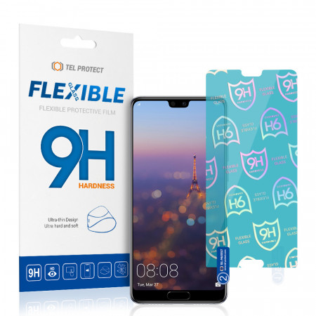 Tel Protect Best Flexible Hybrid Tempered Glass for HUAWEI P20 PRO