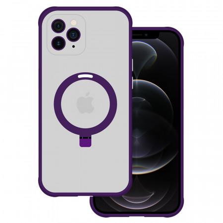Tel Protect Magical Magsafe Stand Carcasa pentru Iphone 11 Pro Max purple
