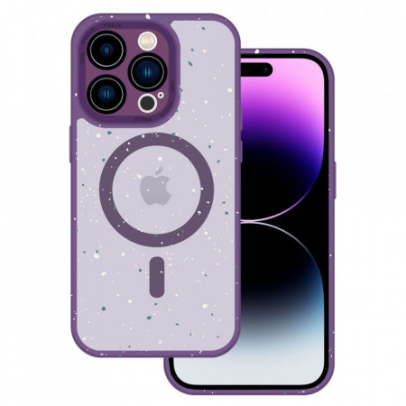 Tel Protect Magnetic Splash Frosted Carcasa pentru Iphone 13 Purple
