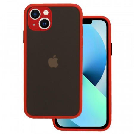 Vennus Color Button Bumper for Samsung Galaxy S22 Plus Red