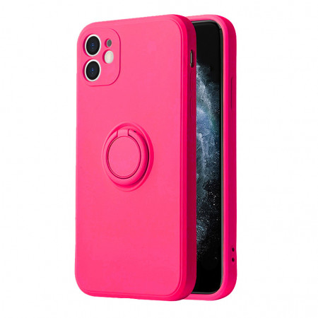 Vennus Silicone Ring for Samsung Galaxy A03S Pink