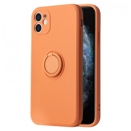 Vennus Silicone Ring pentru Samsung Galaxy A73 5G Orange