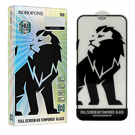 Borofone Folie Sticla TempeRosu TG9 Full Screen 2.5D pentru Iphone 12 Pro Max - 10 pieces