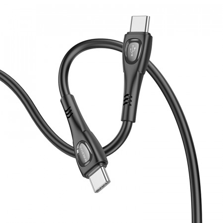 Cablu Borofone BX98 Superior - Type C to Type C - PD 60W 3A 1 metre Negru