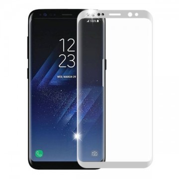 Folie Samsung S8 Folie Curbata Folie Sticla TempeRosu Silver