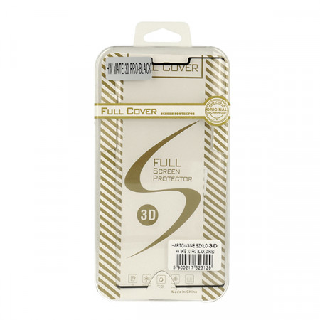 Folie Sticla TempeRosu 3D pentru HUAWEI MATE 30 PRO Negru, CURVED