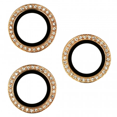 Folie Sticla TempeRosu HARD DIAMOND pentru camera (LENS) pentru Iphone 13 Pro/13 Pro Max Auriu (3 pieces)