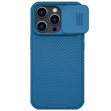 Husa NillkinCamShield Pro PC+TPU pentru Iphone 14 Pro Max Albastru