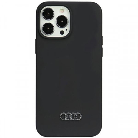 Husa Originala AUDI hardCarcasa Silicone Carcasa AU-LSRIP13PM-Q3/D1-BK pentru Iphone 13 Pro Max Negru