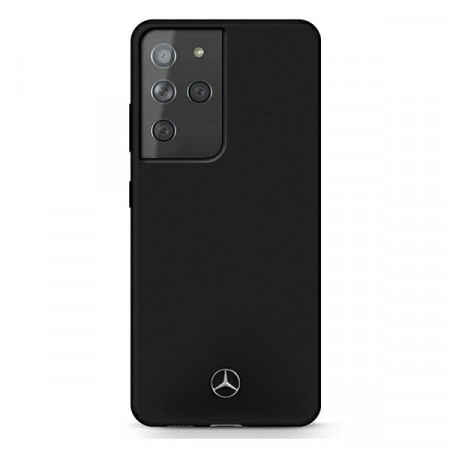 Husa Originala - Silicone Line HardCarcasa MEHCS21LSILBK pentru Samsung Galaxy S21 Ultra Negru