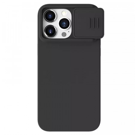 Husa Silicon NillkinCamShield Silky pentru Iphone 15 Pro Negru