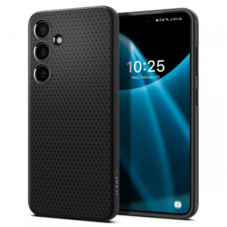 Husa SPIGEN Liquid Air ACS07347 pentru Samsung Galaxy S24 - Matte Black