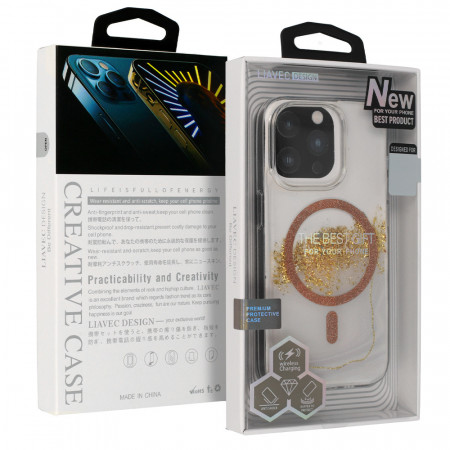 Liavec Brilliant Series Magsafe Case for Iphone 15 Plus pattern 1