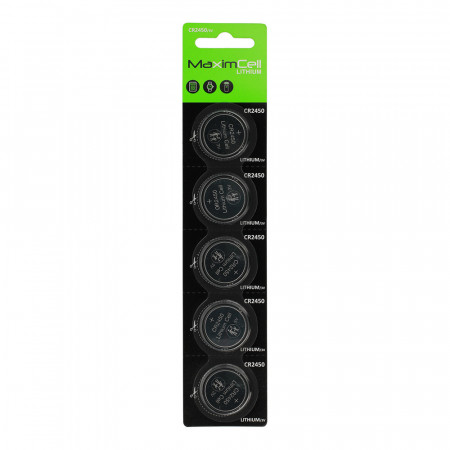 MaximCell Lithium batteries CR2450 - 5pcs