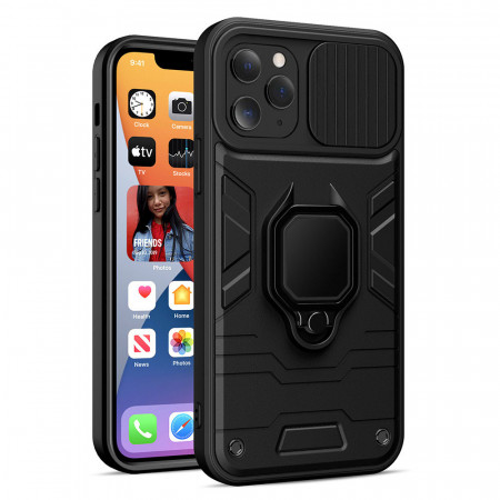 Ring Lens Case for Iphone 14 Pro Max Black