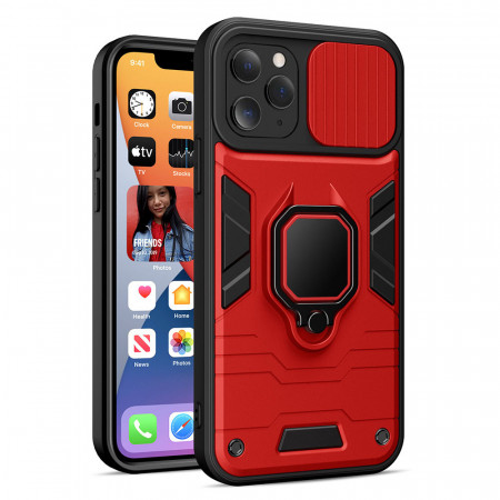 Ring Lens Case for Iphone 14 Pro Red