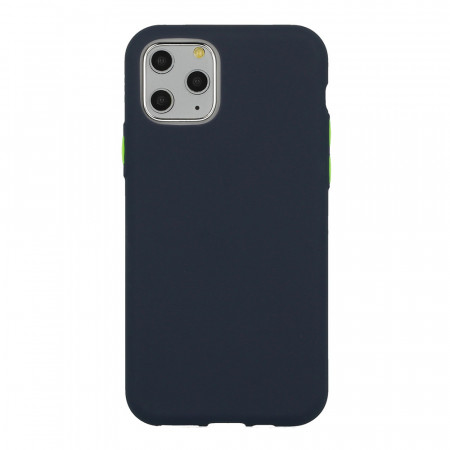 Solid Silicone Husa pentru Samsung Galaxy A02 navy