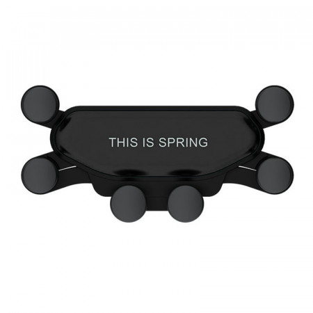 Suport Auto - gravity SPRING from 4,7’ air vent mount negru