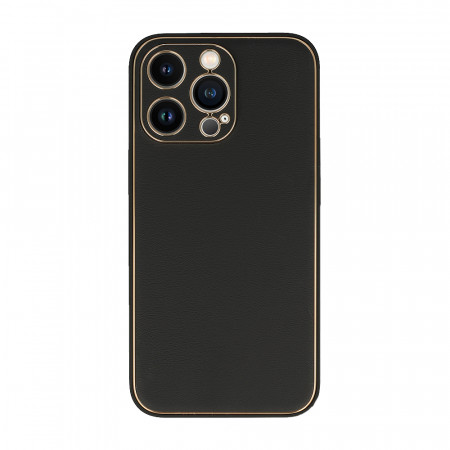 TEL PROTECT Luxury Carcasa pentru Iphone 15 Plus Negru