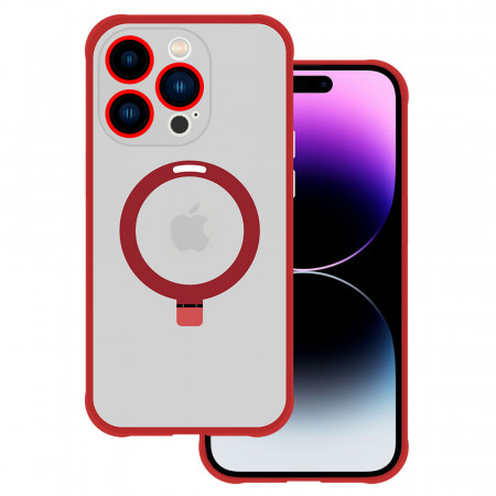Tel Protect Magical Magsafe Stand Carcasa pentru Iphone 13 Pro Max Rosu