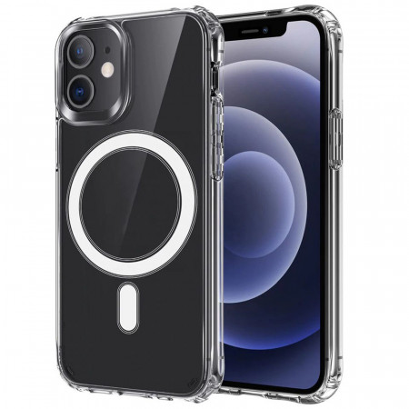 TEL PROTECT MagSilicone Husa pentru Iphone 13 Transparent