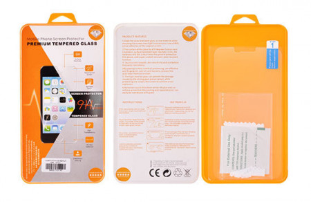 Tempered Glass Orange for IPHONE 14 PRO MAX