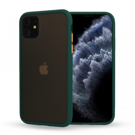 Vennus Color Button Bumper pentru Samsung Galaxy A41 Green